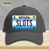 Slots Nevada Novelty License Plate Hat Cotton / Charcoal