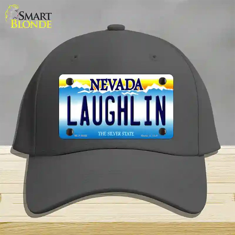 Laughlin Nevada Novelty License Plate Hat Cotton / Charcoal