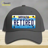 Retired Nevada Novelty License Plate Hat Cotton / Charcoal