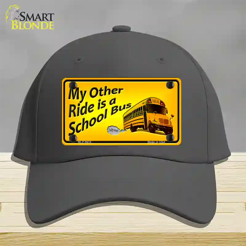 My Other Ride Novelty License Plate Hat Cotton / Charcoal