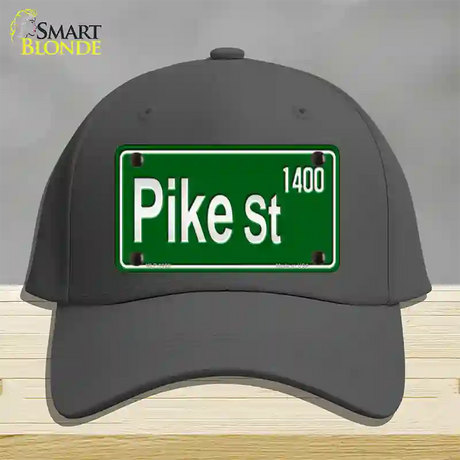 Pike St 1400 Novelty License Plate Hat Cotton / Charcoal