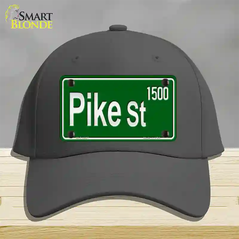 Pike St 1500 Novelty License Plate Hat Cotton / Charcoal