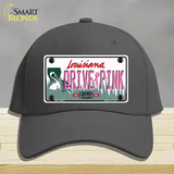 Drive Pink Louisiana Novelty License Plate Hat Cotton / Charcoal