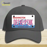 Drive Pink Washington Novelty License Plate Hat Cotton / Charcoal