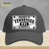 Property Of Tennessee Novelty License Plate Hat Cotton / Charcoal