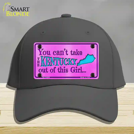 Kentucky Girl Novelty License Plate Hat Cotton / Charcoal