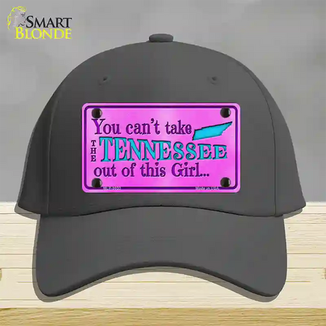 Tennessee Girl Novelty License Plate Hat Cotton / Charcoal