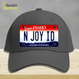 N Joy ID Idaho Novelty License Plate Hat Cotton / Charcoal