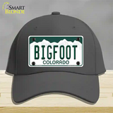 Bigfoot Colorado Novelty License Plate Hat Cotton / Charcoal