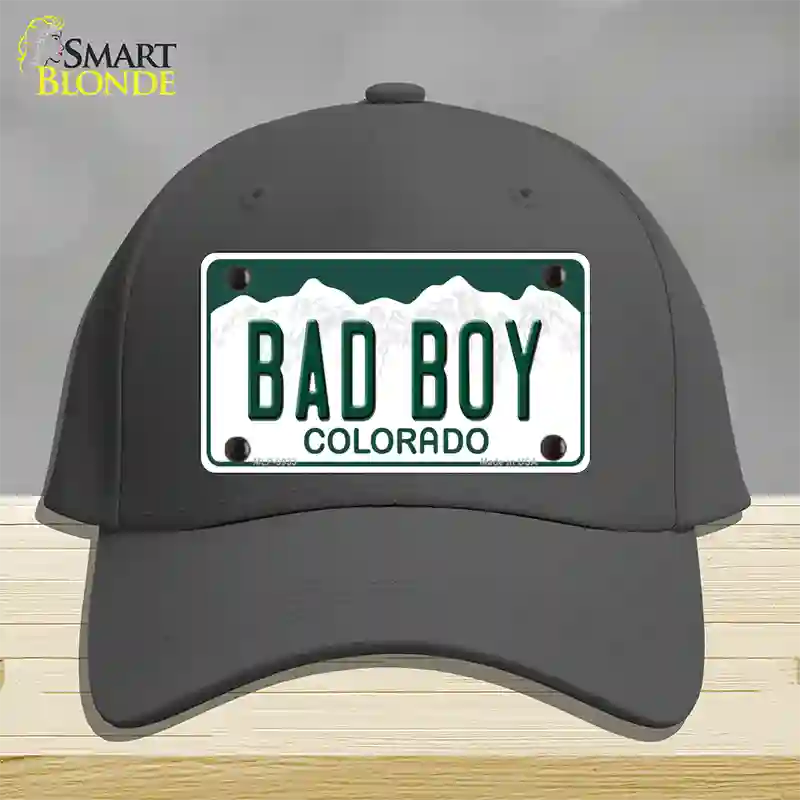 Bad Boy Colorado Novelty License Plate Hat Cotton / Charcoal