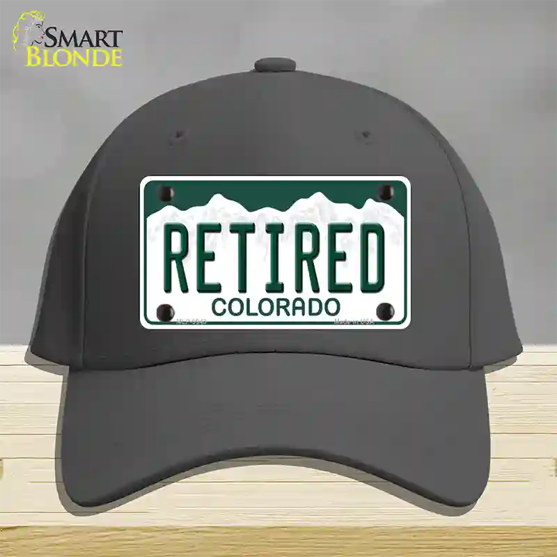 Retired Colorado Novelty License Plate Hat Cotton / Charcoal