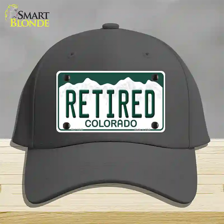 Retired Colorado Novelty License Plate Hat Cotton / Charcoal