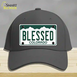 Blessed Colorado Novelty License Plate Hat Cotton / Charcoal