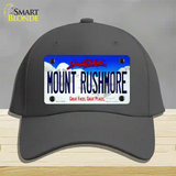 Mount Rushmore South Dakota Novelty License Plate Hat Cotton / Charcoal