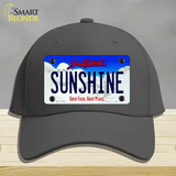 Sunshine South Dakota Novelty License Plate Hat Cotton / Charcoal