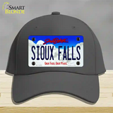 Sioux Falls South Dakota Novelty License Plate Hat Cotton / Charcoal