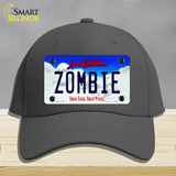 Zombie South Dakota Novelty License Plate Hat Cotton / Charcoal