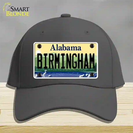 Birmingham Alabama Novelty License Plate Hat Cotton / Charcoal