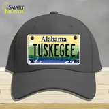 Tuskegee Alabama Novelty License Plate Hat Cotton / Charcoal