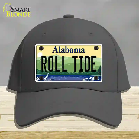 Roll Tide Alabama Novelty License Plate Hat Cotton / Charcoal