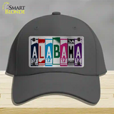 Alabama License Plate Art Novelty License Plate Hat Cotton / Charcoal