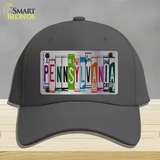 Pennsylvania License Plate Art Novelty License Plate Hat Cotton / Charcoal