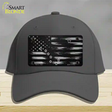 Alaska Carbon Fiber Novelty License Plate Hat Cotton / Charcoal