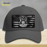 Michigan Carbon Fiber Novelty License Plate Hat Cotton / Charcoal