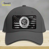 Minnesota Carbon Fiber Novelty License Plate Hat Cotton / Charcoal