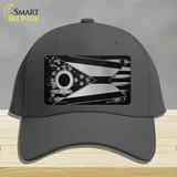 Ohio Carbon Fiber Novelty License Plate Hat Cotton / Charcoal