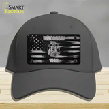 Wisconsin Carbon Fiber Novelty License Plate Hat Cotton / Charcoal