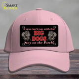 Big Dogs Black Novelty License Plate Hat Cotton / Pink