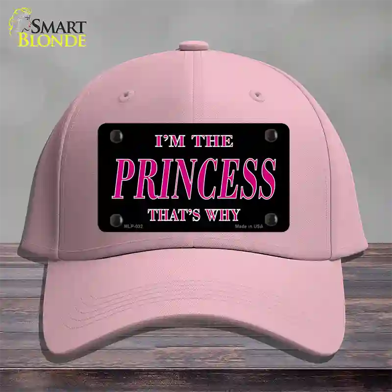 Princess Thats Why Novelty License Plate Hat Cotton / Pink