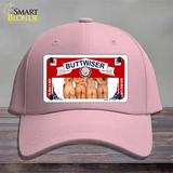 Buttwiser Beer Girls Novelty License Plate Hat Cotton / Pink