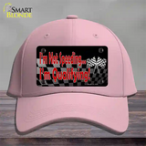 Im Qualifying Novelty License Plate Hat Cotton / Pink