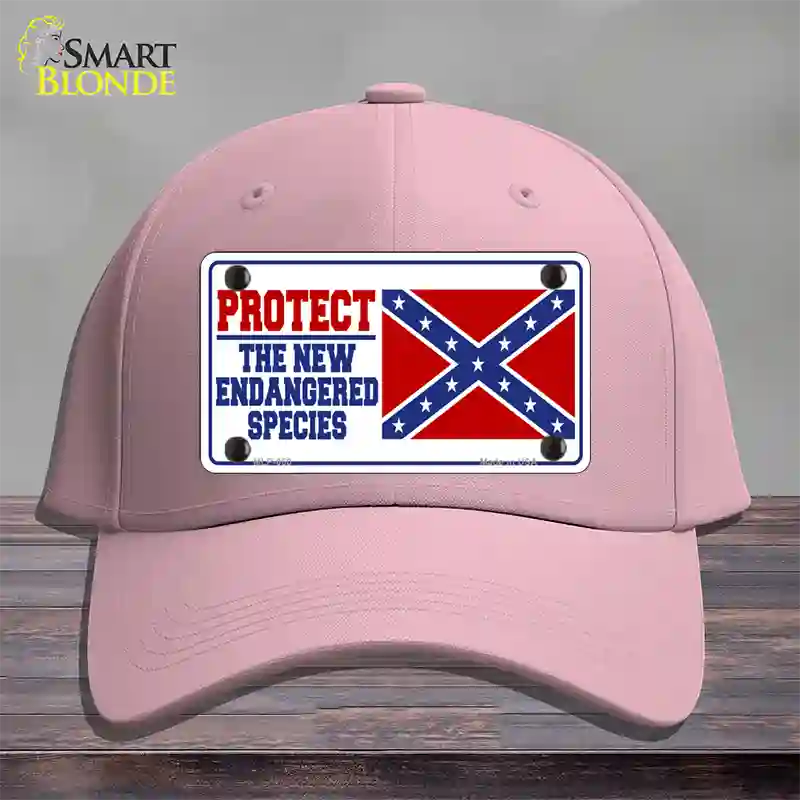 New Endangered Species Novelty License Plate Hat Cotton / Pink