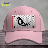 No Fear Eyes Diamond Novelty License Plate Hat Cotton / Pink