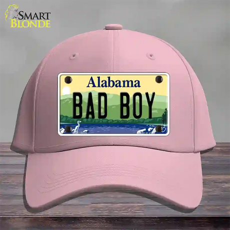 Bad Boy Alabama Novelty License Plate Hat Cotton / Pink