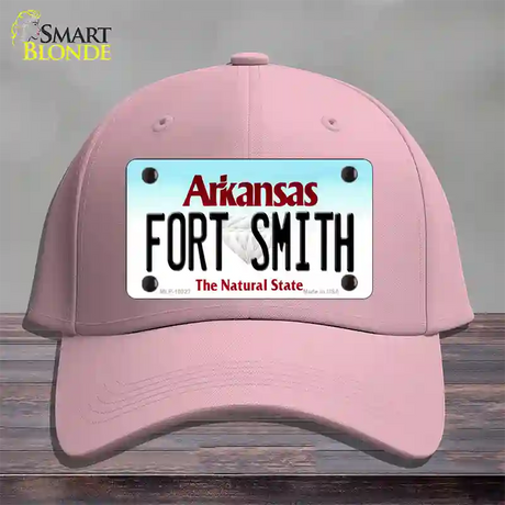 Fort Smith Arkansas Novelty License Plate Hat Cotton / Pink