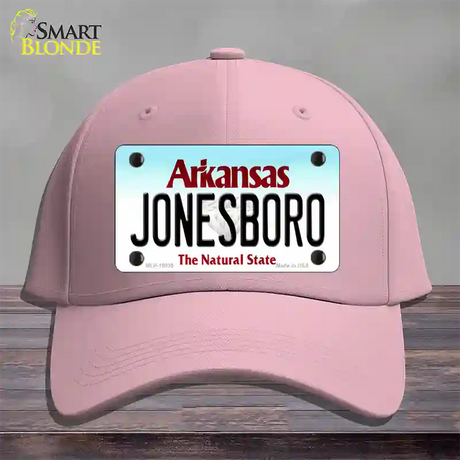 Jonesboro Arkansas Novelty License Plate Hat Cotton / Pink