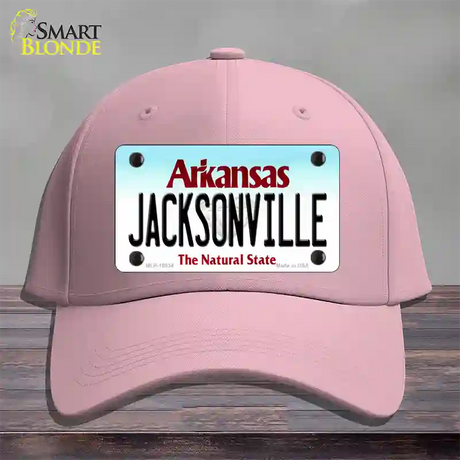 Jacksonville Arkansas Novelty License Plate Hat Cotton / Pink