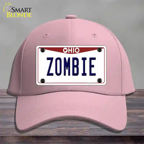 Zombie Ohio Novelty License Plate Hat Cotton / Pink