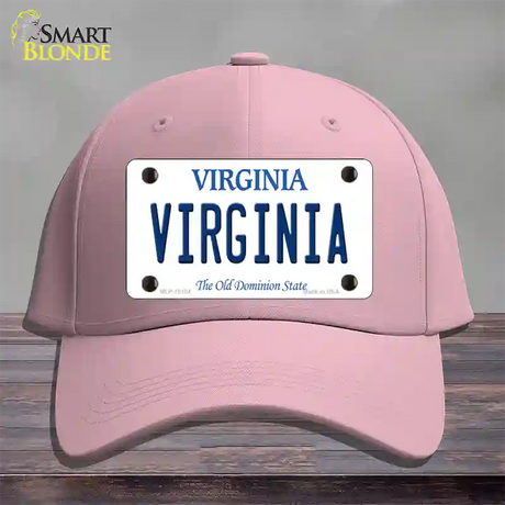 Virginia Old Dominion Novelty License Plate Hat Cotton / Pink