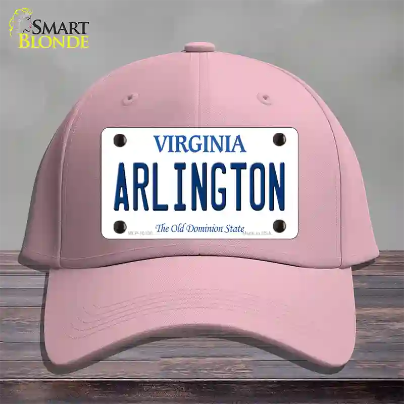 Arlington Virginia Novelty License Plate Hat Cotton / Pink