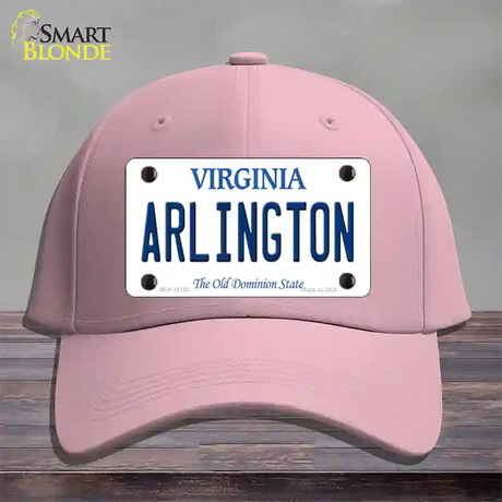 Arlington Virginia Novelty License Plate Hat Cotton / Pink