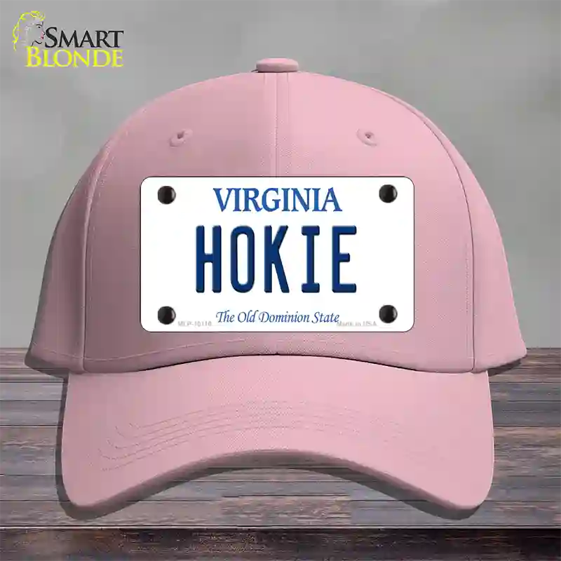 Hokie Virginia Novelty License Plate Hat Cotton / Pink