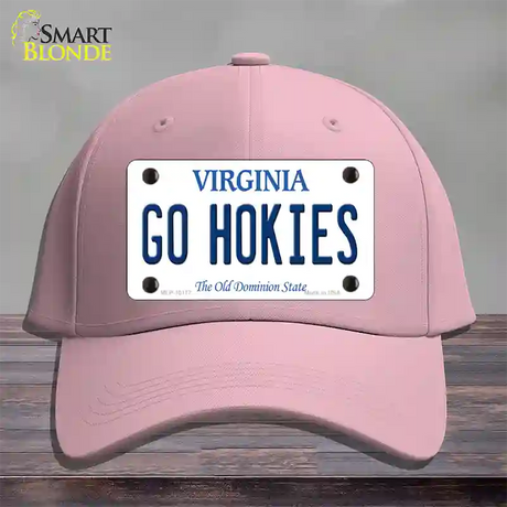 Go Hokies Virginia Novelty License Plate Hat Cotton / Pink