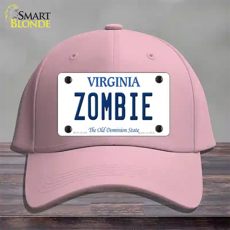 Zombie Virginia Novelty License Plate Hat Cotton / Pink