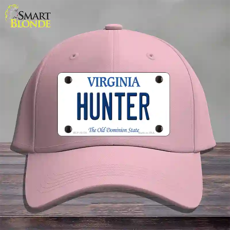 Hunter Virginia Novelty License Plate Hat Cotton / Pink