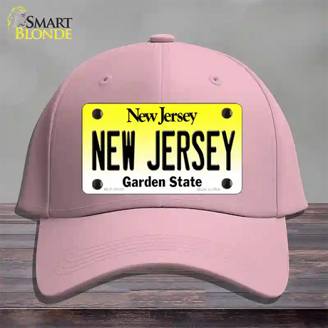 New Jersey Garden State Novelty License Plate Hat Cotton / Pink